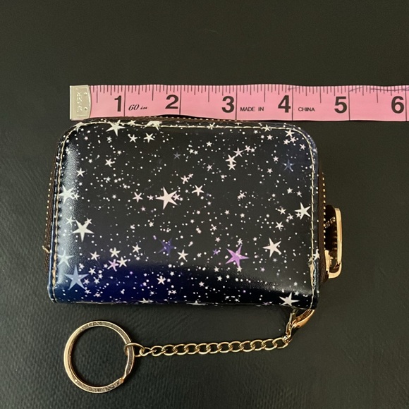 Accordion wallet, stars, space, cosmic, zippered. - Picture 5 of 7